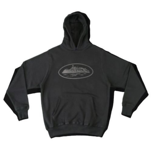 Corteiz Alcatraz Hoodie Black